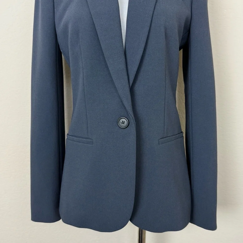 J. Crew Single‎ Button Blazer Jacket in Bonded Crepe
